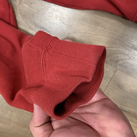 Indiana Hoosiers Red Hoodie Sweatshirt  M Embroidered Logo IU Pullover - Picture 7 of 12